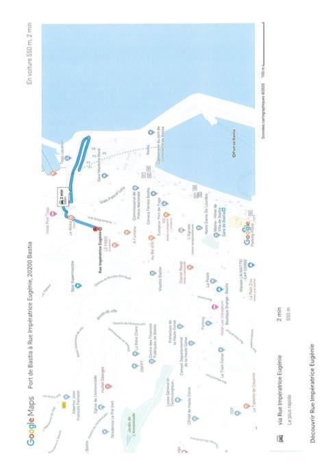 Appartement Centre-Bastia A Une Minute A Pied Du Port Екстериор снимка